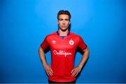 9 February 2023; Matty Smith poses for a portrait during a Shelbourne squad portrait session at AUL Complex in Clonsaugh, Dublin. Photo by Stephen McCarthy/Sportsfile