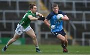 5 February 2023; Greg McEneaney of Dublin in action against Hugh Bourke of Limerick during the Allianz Football League Division 2 match between Limerick and Dublin at TUS Gaelic Grounds in Limerick. Photo by Sam Barnes/Sportsfile