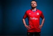 9 February 2023; Aodh Dervin poses for a portrait during a Shelbourne squad portrait session at AUL Complex in Clonsaugh, Dublin. Photo by Stephen McCarthy/Sportsfile