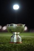 10 February 2023; A general view of the President's Cup trophy before the President's Cup match between Derry City and Shamrock Rovers at the Ryan McBride Brandywell Stadium in Derry. Photo by Stephen McCarthy/Sportsfile