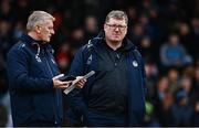 5 February 2023; Limerick manager Ray Dempsey, right, and selector Martin Barrett before the Allianz Football League Division 2 match between Limerick and Dublin at TUS Gaelic Grounds in Limerick. Photo by Sam Barnes/Sportsfile