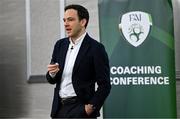 11 February 2023; FAI Director of Football Marc Canham during the FAI Female Coaching Conference at Raddison Blu Hotel in Letterkenny, Donegal. Photo by Ramsey Cardy/Sportsfile