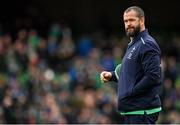 11 February 2023; Ireland head coach Andy Farrell before the Guinness Six Nations Rugby Championship match between Ireland and France at the Aviva Stadium in Dublin. Photo by Brendan Moran/Sportsfile
