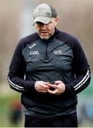 11 February 2023; SETU manager Shane Dunphy during the Electric Ireland Ashbourne Cup Semi-Final between TUD and SETU Waterford at UCD in Dublin. Photo by Michael P Ryan/Sportsfile