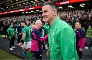 11 February 2023; Jonathan Sexton of Ireland after the Guinness Six Nations Rugby Championship match between Ireland and France at the Aviva Stadium in Dublin. Photo by Brendan Moran/Sportsfile