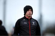 11 February 2023; UCC manager Emmet Fennell during the Electric Ireland Ashbourne Cup Semi Final between UCC and DCU at UCD in Dublin. Photo by Michael P Ryan/Sportsfile