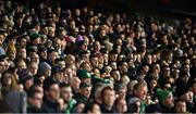 11 February 2023; Spectators stand for the playing of Amhrán na bhFiann during the Allianz Hurling League Division 1 Group A match between Limerick and Clare at TUS Gaelic Grounds in Limerick. Photo by Eóin Noonan/Sportsfile
