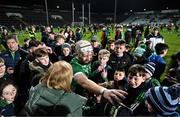 11 February 2023; Cian Lynch of Limerick with supporters after the Allianz Hurling League Division 1 Group A match between Limerick and Clare at TUS Gaelic Grounds in Limerick. Photo by Eóin Noonan/Sportsfile