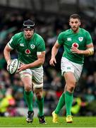 11 February 2023; James Ryan, left, and Stuart McCloskey of Ireland during the Guinness Six Nations Rugby Championship match between Ireland and France at the Aviva Stadium in Dublin. Photo by Harry Murphy/Sportsfile