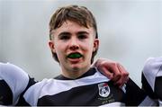 10 February 2023; Charles Dowse of Belvedere College after the Bank of Ireland Leinster Rugby Schools Junior Cup First Round match between Wesley College and Belvedere College at Energia Park in Dublin. Photo by Tyler Miller/Sportsfile