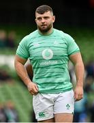 11 February 2023; Michael Milne of Ireland during the Guinness Six Nations Rugby Championship match between Ireland and France at the Aviva Stadium in Dublin. Photo by Brendan Moran/Sportsfile