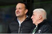 11 February 2023; An Taoiseach Leo Varadkar TD in attendance during the Guinness Six Nations Rugby Championship match between Ireland and France at the Aviva Stadium in Dublin. Photo by Brendan Moran/Sportsfile