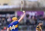 12 February 2023; Séamus Callanan of Tipperary looks for a replacement hurl during the Allianz Hurling League Division 1 Group B match between Kilkenny and Tipperary at UPMC Nowlan Park in Kilkenny. Photo by Piaras Ó Mídheach/Sportsfile