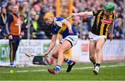 12 February 2023; Ronan Maher of Tipperary in action against Martin Keoghan of Kilkenny during the Allianz Hurling League Division 1 Group B match between Kilkenny and Tipperary at UPMC Nowlan Park in Kilkenny. Photo by Stephen Marken/Sportsfile