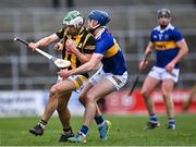 12 February 2023; Shane Walsh of Kilkenny in action against Conor Bowe of Tipperary during the Allianz Hurling League Division 1 Group B match between Kilkenny and Tipperary at UPMC Nowlan Park in Kilkenny. Photo by Piaras Ó Mídheach/Sportsfile