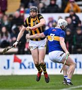 12 February 2023; Walter Walsh of Kilkenny in action against Michael Breen of Tipperary during the Allianz Hurling League Division 1 Group B match between Kilkenny and Tipperary at UPMC Nowlan Park in Kilkenny. Photo by Piaras Ó Mídheach/Sportsfile