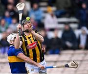 12 February 2023; Walter Walsh of Kilkenny in action against Johnny Ryan of Tipperary during the Allianz Hurling League Division 1 Group B match between Kilkenny and Tipperary at UPMC Nowlan Park in Kilkenny. Photo by Piaras Ó Mídheach/Sportsfile