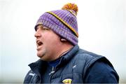 12 February 2023; Wexford manager Darragh Egan during the Allianz Hurling League Division 1 Group A match between Westmeath and Wexford at TEG Cusack Park in Mullingar, Westmeath. Photo by Michael P Ryan/Sportsfile