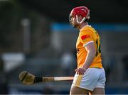 12 February 2023; Conor Johnston of Antrim during the Allianz Hurling League Division 1 Group B match between Dublin and Antrim at Parnell Park in Dublin. Photo by Ray McManus/Sportsfile