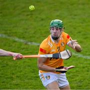 12 February 2023; Conal Bohill of Antrim during the Allianz Hurling League Division 1 Group B match between Dublin and Antrim at Parnell Park in Dublin. Photo by Ray McManus/Sportsfile