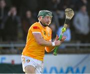 12 February 2023; Niall McKenna of Antrim during the Allianz Hurling League Division 1 Group B match between Dublin and Antrim at Parnell Park in Dublin. Photo by Ray McManus/Sportsfile