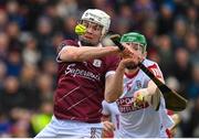 12 February 2023; Martin McManus of Galway during the Allianz Hurling League Division 1 Group A match between Galway and Cork at Pearse Stadium in Galway. Photo by Seb Daly/Sportsfile