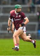 12 February 2023; Evan Niland of Galway during the Allianz Hurling League Division 1 Group A match between Galway and Cork at Pearse Stadium in Galway. Photo by Seb Daly/Sportsfile