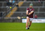 12 February 2023; Evan Niland of Galway during the Allianz Hurling League Division 1 Group A match between Galway and Cork at Pearse Stadium in Galway. Photo by Seb Daly/Sportsfile