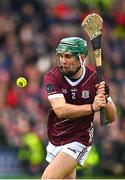 12 February 2023; Evan Niland of Galway during the Allianz Hurling League Division 1 Group A match between Galway and Cork at Pearse Stadium in Galway. Photo by Seb Daly/Sportsfile