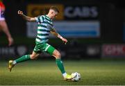 10 February 2023; Markus Poom of Shamrock Rovers during the FAI President's Cup match between Derry City and Shamrock Rovers at the Ryan McBride Brandywell Stadium in Derry. Photo by Stephen McCarthy/Sportsfile