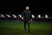10 February 2023; Derry City assistant manager Alan Reynolds before the FAI President's Cup match between Derry City and Shamrock Rovers at the Ryan McBride Brandywell Stadium in Derry. Photo by Stephen McCarthy/Sportsfile