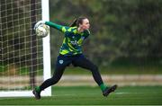 13 February 2023; Goalkeeper Megan Walsh during a Republic of Ireland women training session at Dama de Noche Football Center in Marbella, Spain. Photo by Stephen McCarthy/Sportsfile