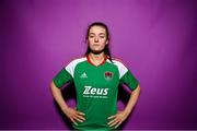 13 February 2023; Niamh Cotter poses for a portrait during a Cork City squad portrait session at Bishopstown Stadium in Cork. Photo by Eóin Noonan/Sportsfile