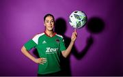 13 February 2023; Aoibhín Donnelly poses for a portrait during a Cork City squad portrait session at Bishopstown Stadium in Cork. Photo by Eóin Noonan/Sportsfile
