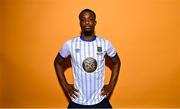 1 February 2023; Roland Idowu poses for a portrait during a Waterford FC squad portrait session at RSC in Waterford. Photo by Eóin Noonan/Sportsfile