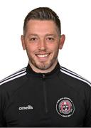 14 February 2023; Assistant manager Gary Cronin poses for a portrait during a Bohemians squad portrait session at DCU Sports Complex in Dublin. Photo by Piaras Ó Mídheach/Sportsfile