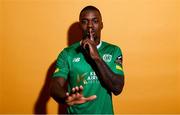 13 February 2023; Kevin Williams poses for a portrait during a Kerry FC squad portrait session at the Kerry Sports Academy in Tralee, Kerry. Photo by Brendan Moran/Sportsfile