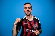 14 February 2023; Dean Williams poses for a portrait during a Bohemians squad portrait session at DCU Sports Complex in Dublin. Photo by David Fitzgerald/Sportsfile
