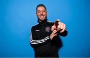 14 February 2023; Assistant manager Gary Cronin poses for a portrait during a Bohemians squad portrait session at DCU Sports Complex in Dublin. Photo by David Fitzgerald/Sportsfile