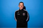 14 February 2023; Equipment manager Colin O'Connor poses for a portrait during a Bohemians squad portrait session at DCU Sports Complex in Dublin. Photo by David Fitzgerald/Sportsfile