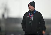 14 February 2023; TUS Midlands manager John Donlon during the Electric Ireland HE Trench Cup Semi-Final match between TUS Midlands and TUS Midwest at SETU West Campus in Waterford. Photo by Brendan Moran/Sportsfile