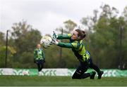 14 February 2023; Goalkeeper Megan Walsh during a Republic of Ireland women training session at Dama de Noche Football Center in Marbella, Spain. Photo by Stephen McCarthy/Sportsfile