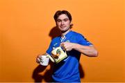 14 February 2023; Seamas Keogh poses for a portrait during a Finn Harps squad portrait session at Letterkenny Community Centre in Letterkenny, Donegal. Photo by Sam Barnes/Sportsfile