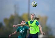 15 February 2023; Megan Campbell during a Republic of Ireland women training session at Dama de Noche Football Center in Marbella, Spain. Photo by Stephen McCarthy/Sportsfile