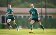 15 February 2023; Lily Agg during a Republic of Ireland women training session at Dama de Noche Football Center in Marbella, Spain. Photo by Stephen McCarthy/Sportsfile