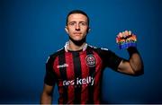 14 February 2023; Keith Buckley poses for a portrait during a Bohemians squad portrait session at DCU Sports Complex in Dublin. Photo by David Fitzgerald/Sportsfile