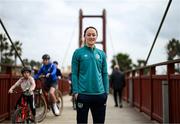 16 February 2023; Megan Campbell poses for a portrait during a Republic of Ireland women training camp in Marbella, Spain. Photo by Stephen McCarthy/Sportsfile