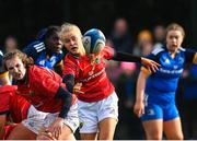 16 February 2023; Rebecca Rogers of Munster during the U18 Girls Interprovincial match between Leinster and Munster at Terenure College in Dublin. Photo by Harry Murphy/Sportsfile