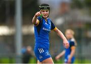 16 February 2023; Katie Corrigan of Leinster during the U18 Girls Interprovincial match between Leinster and Munster at Terenure College in Dublin. Photo by Harry Murphy/Sportsfile