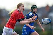 16 February 2023; Fia Whelan of Munster during the U18 Girls Interprovincial match between Leinster and Munster at Terenure College in Dublin. Photo by Harry Murphy/Sportsfile